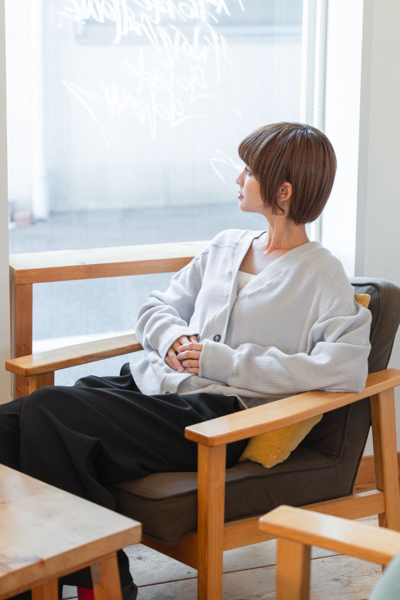 ナインアール,rrrrrrrrr,スローリビングロングカーディガン