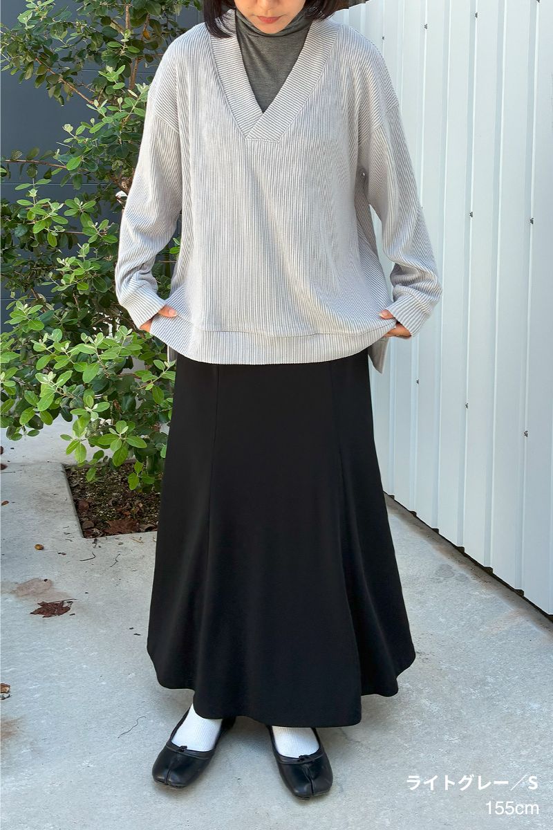 ネバーエンドリラックススカートBK