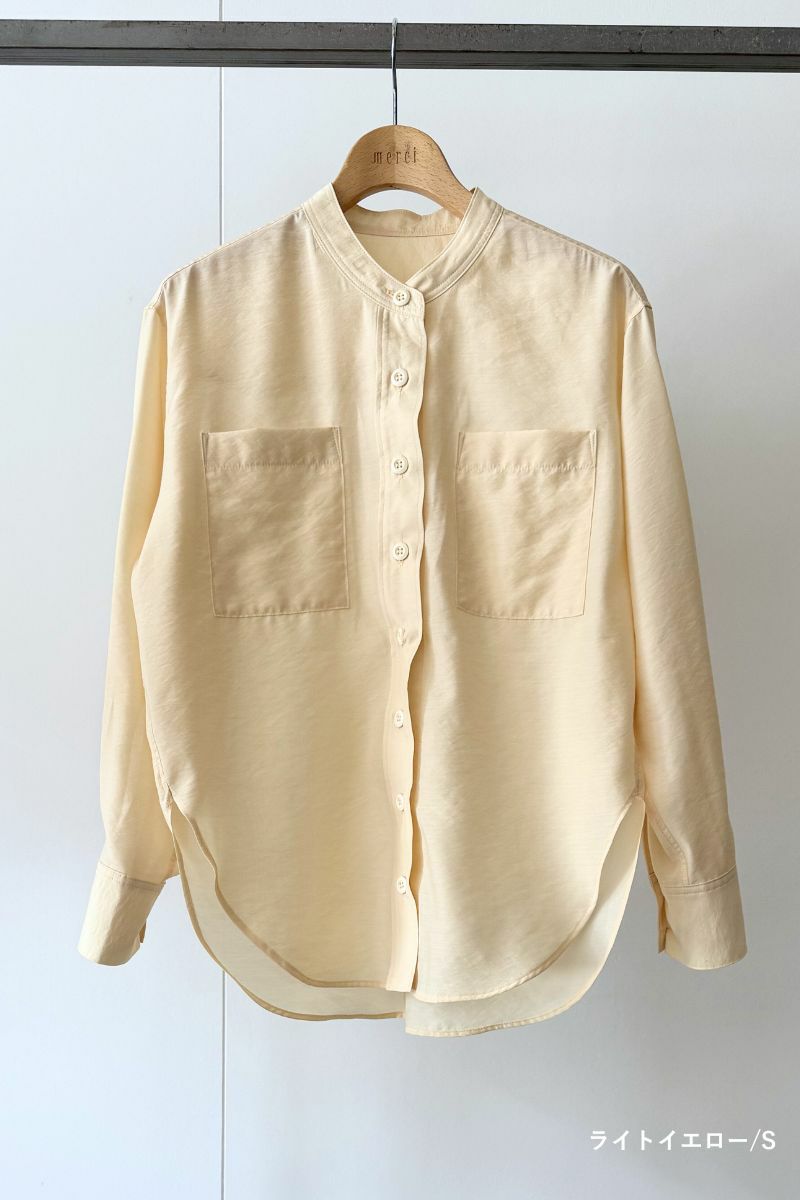 ナインアール,rrrrrrrrr,リトルシアーカラーシャツ