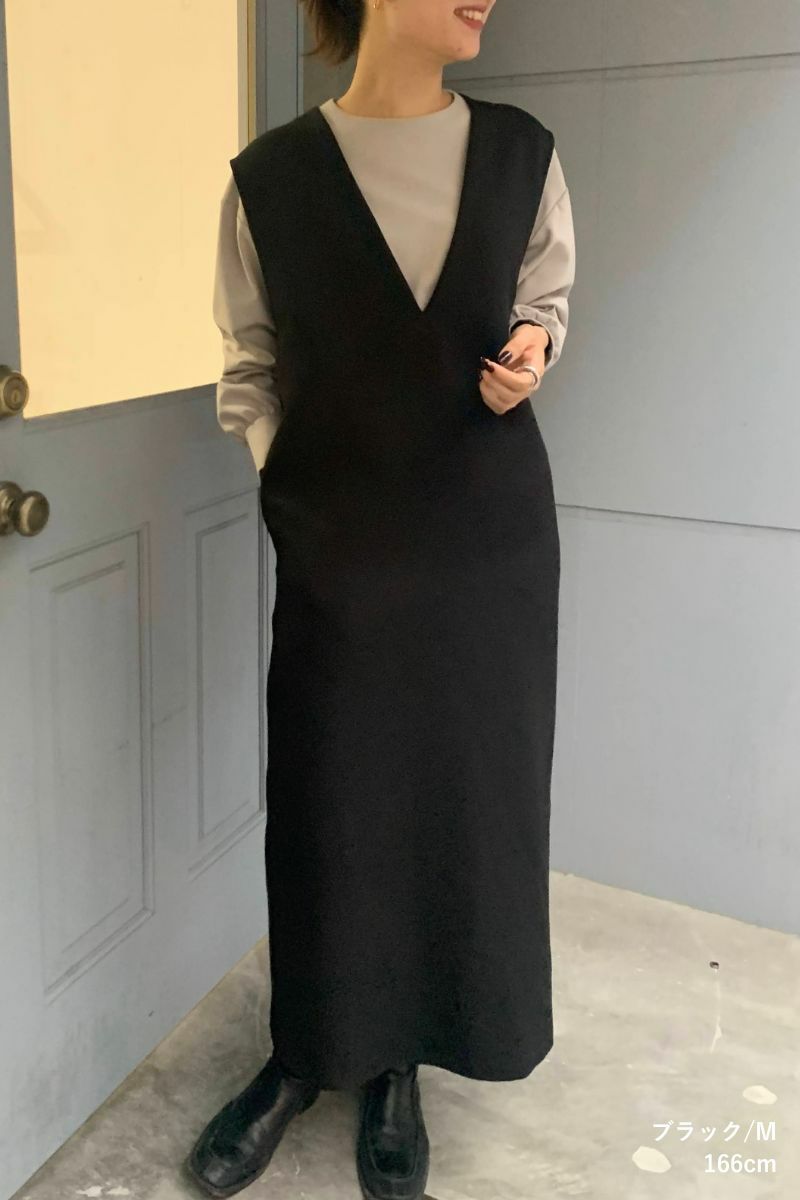 rrrrrrrrr,ナインアール,オールシーズンVネックワンピース