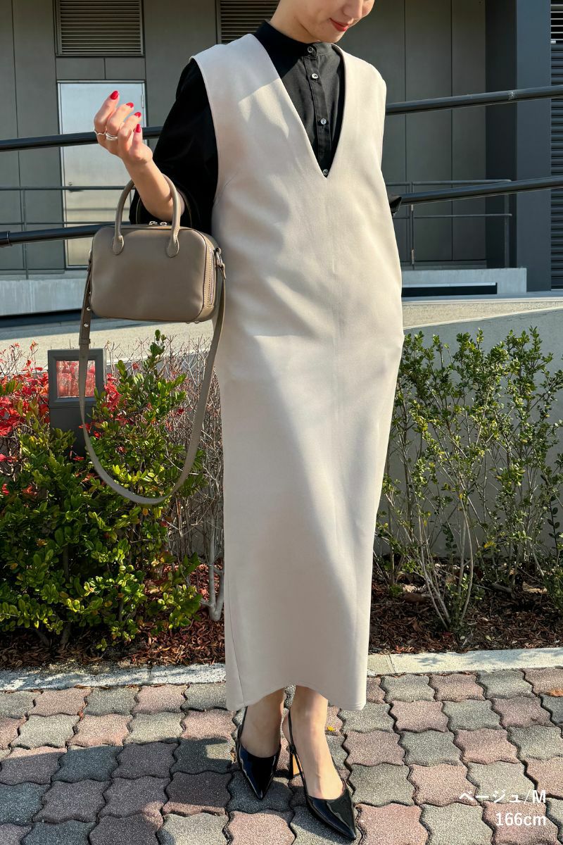 rrrrrrrrr,ナインアール,オールシーズンVネックワンピース