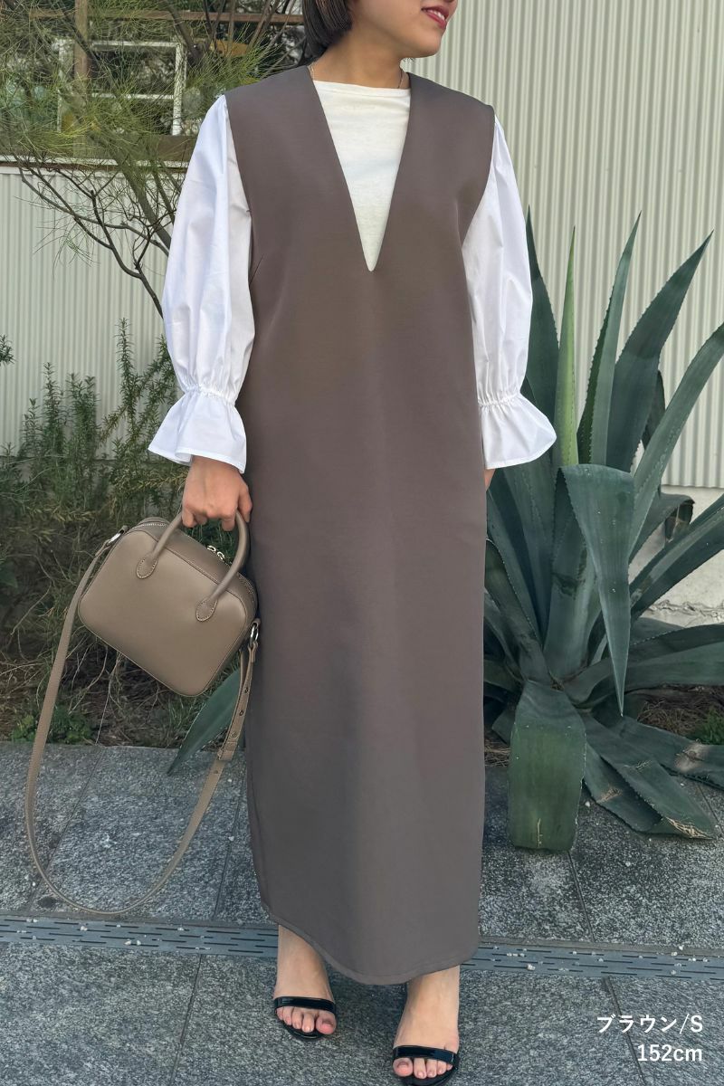 rrrrrrrrr,ナインアール,オールシーズンVネックワンピース