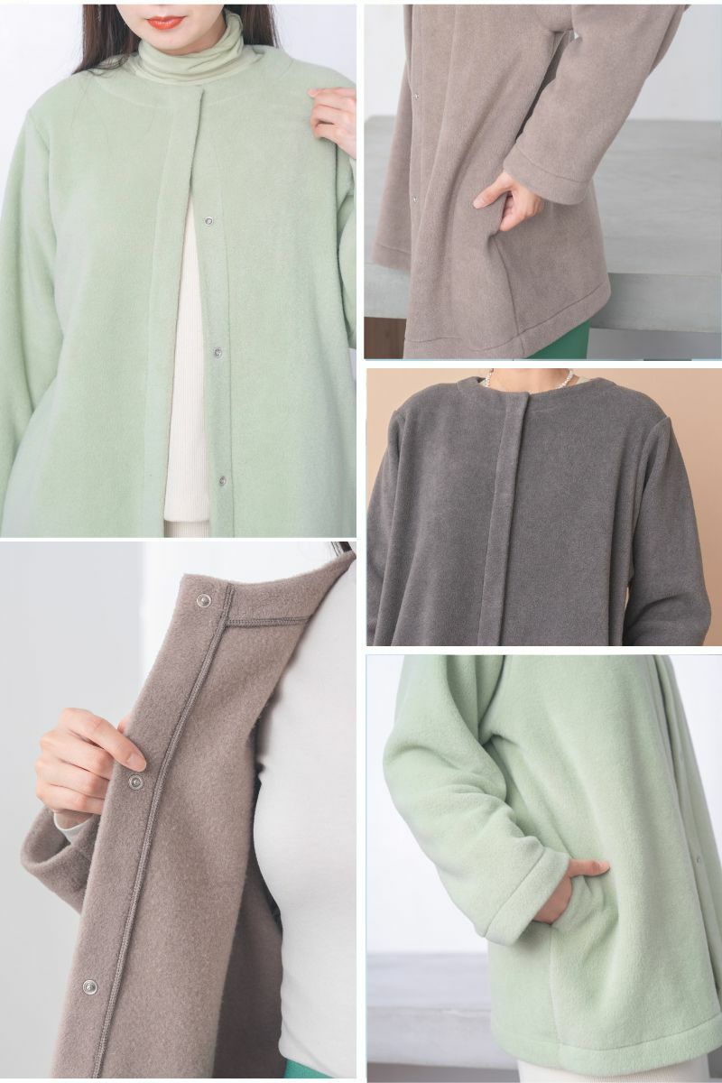 ナインアール,rrrrrrrrr,ハートフルエコフリースジャケット