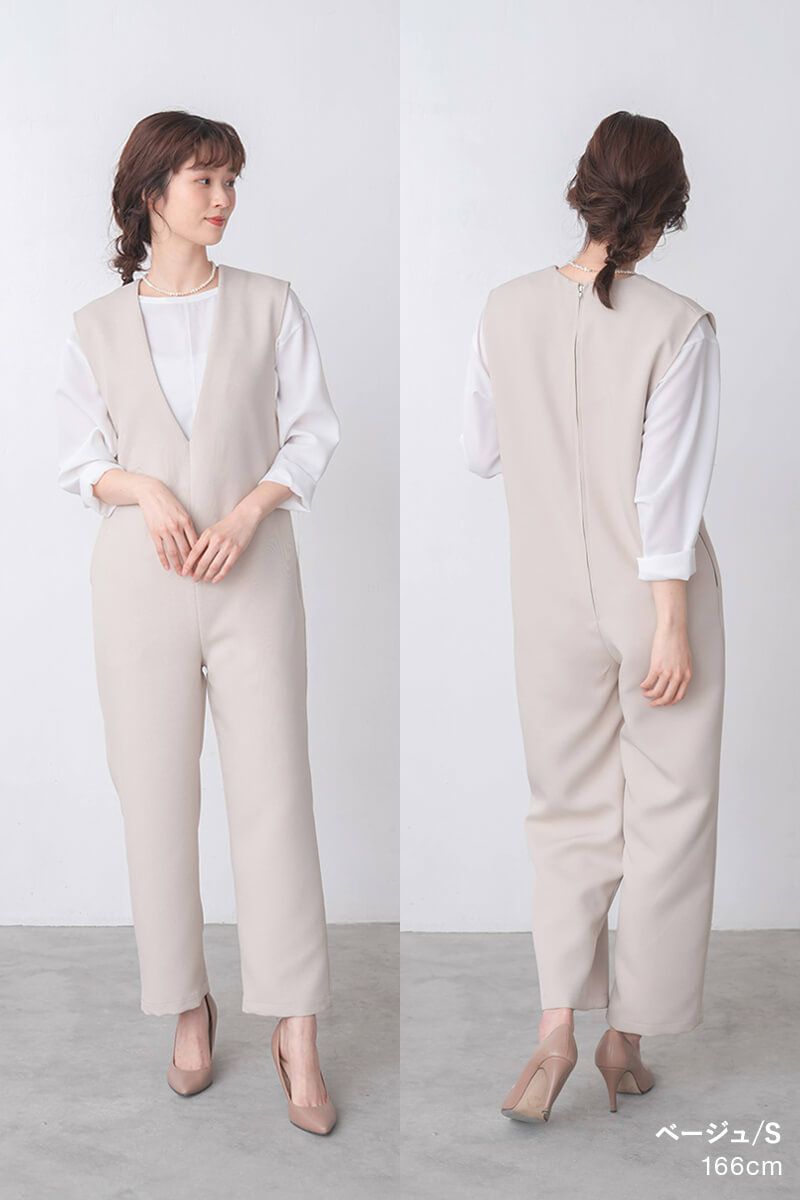 ナインアール,rrrrrrrrr,オールシーズンVネックオールインワン