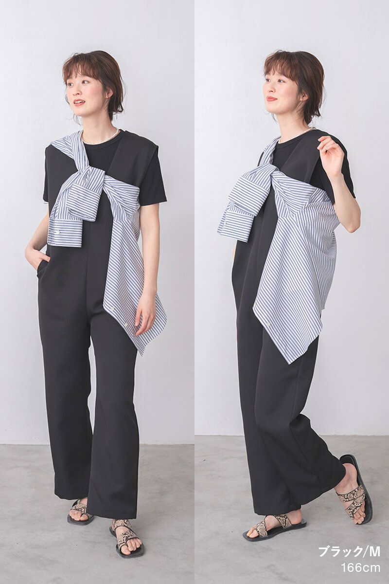 ナインアール,rrrrrrrrr,オールシーズンVネックオールインワン