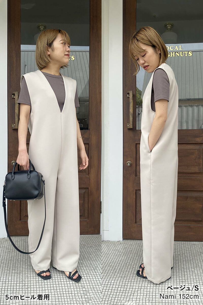 ナインアール,rrrrrrrrr,オールシーズンVネックオールインワン