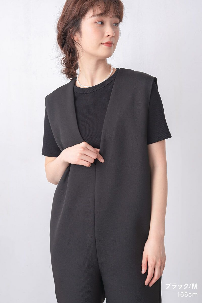 ナインアール,rrrrrrrrr,オールシーズンVネックオールインワン