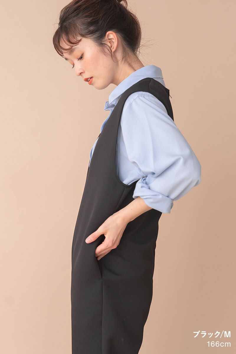 ナインアール,rrrrrrrrr,オールシーズンVネックオールインワン