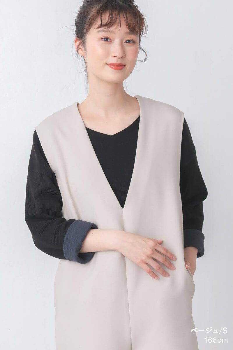 ナインアール,rrrrrrrrr,オールシーズンVネックオールインワン