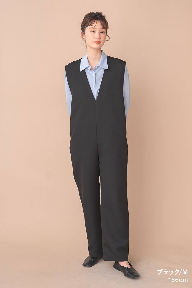 ナインアール,rrrrrrrrr,オールシーズンVネックオールインワン