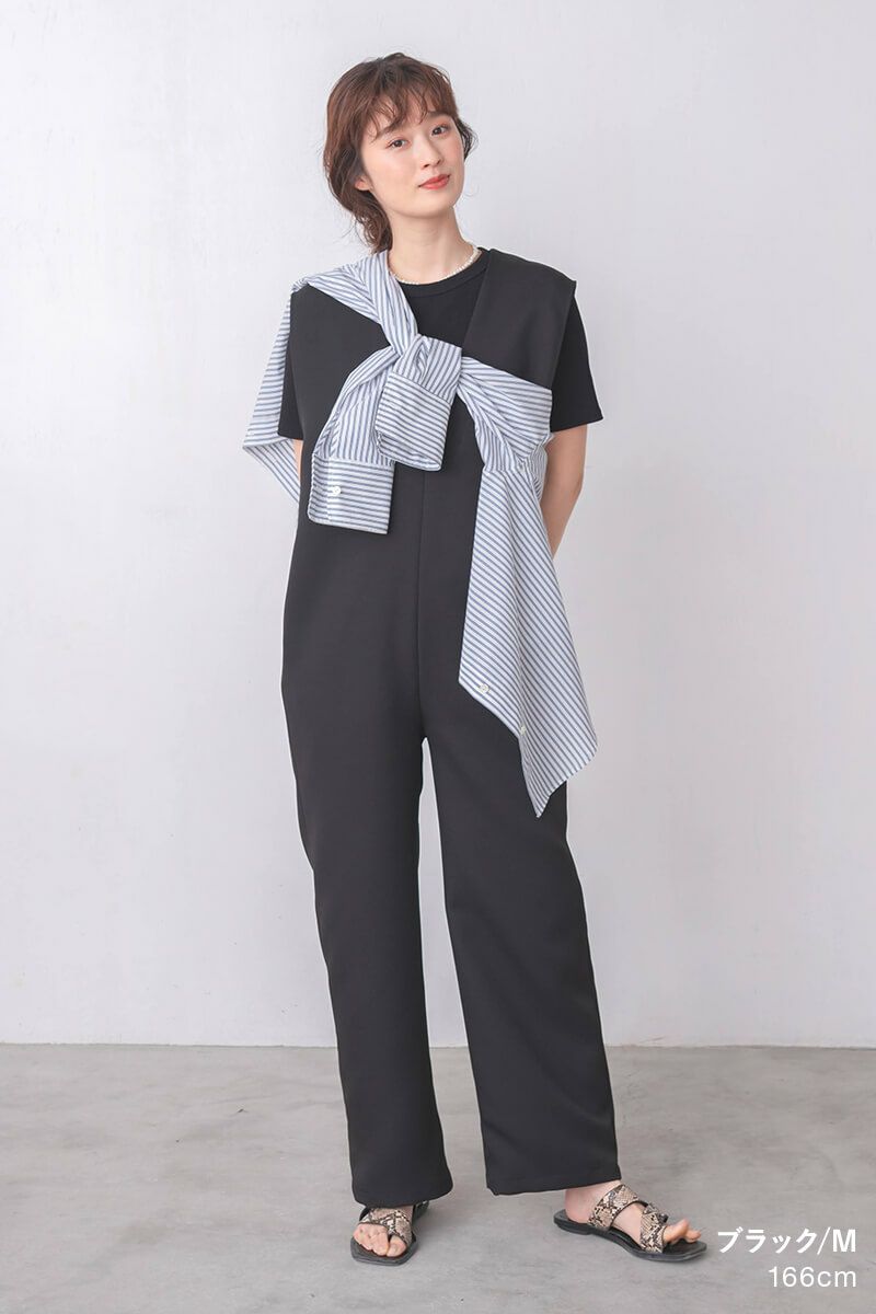 ナインアール,rrrrrrrrr,オールシーズンVネックオールインワン