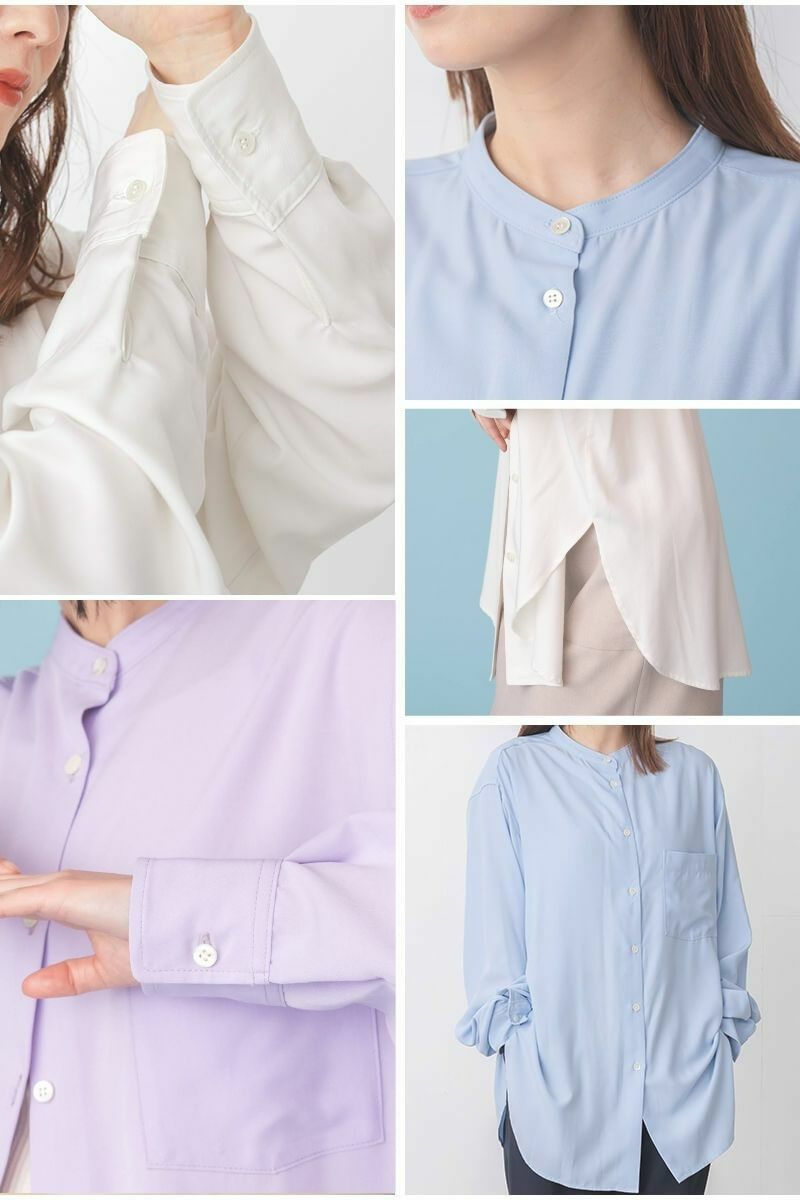 ナインアール,rrrrrrrrr,プレミアムノーカラーシャツ