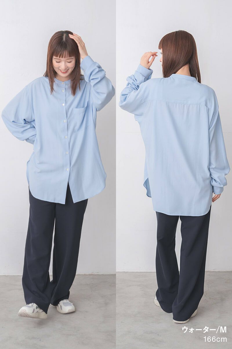 ナインアール,rrrrrrrrr,プレミアムノーカラーシャツ