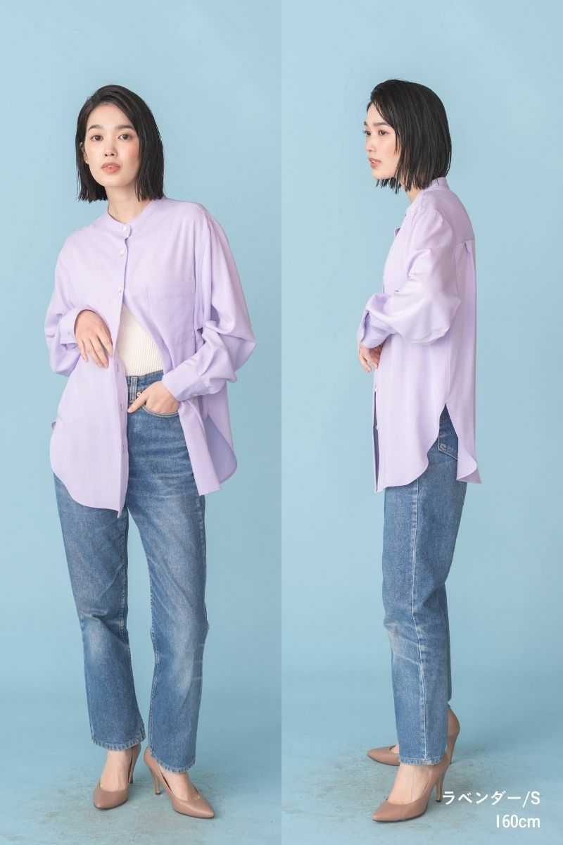 ナインアール,rrrrrrrrr,プレミアムノーカラーシャツ