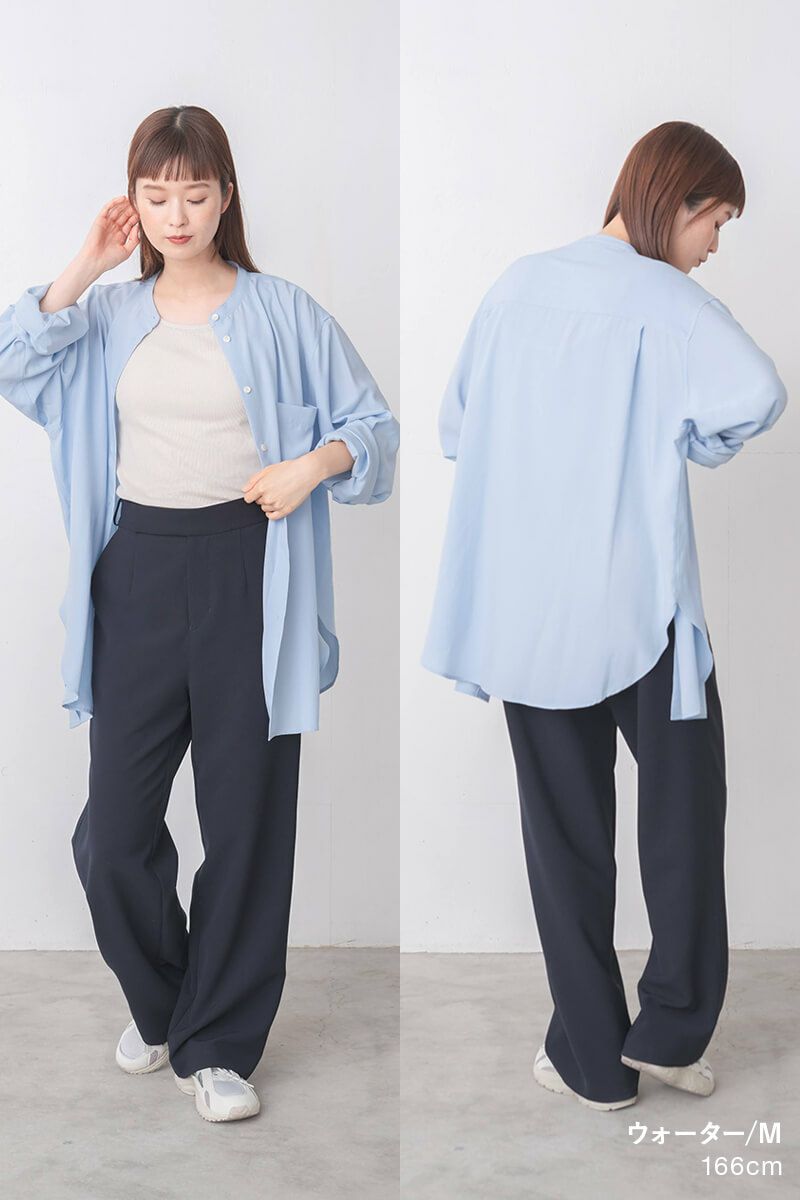 ナインアール,rrrrrrrrr,プレミアムノーカラーシャツ