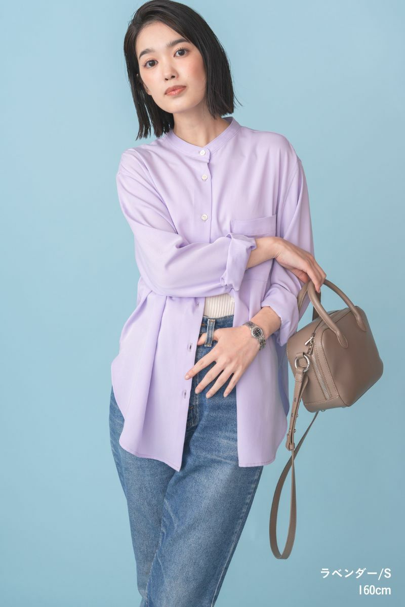 ナインアール,rrrrrrrrr,プレミアムノーカラーシャツ