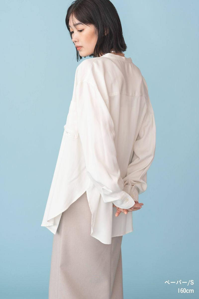 ナインアール,rrrrrrrrr,プレミアムノーカラーシャツ