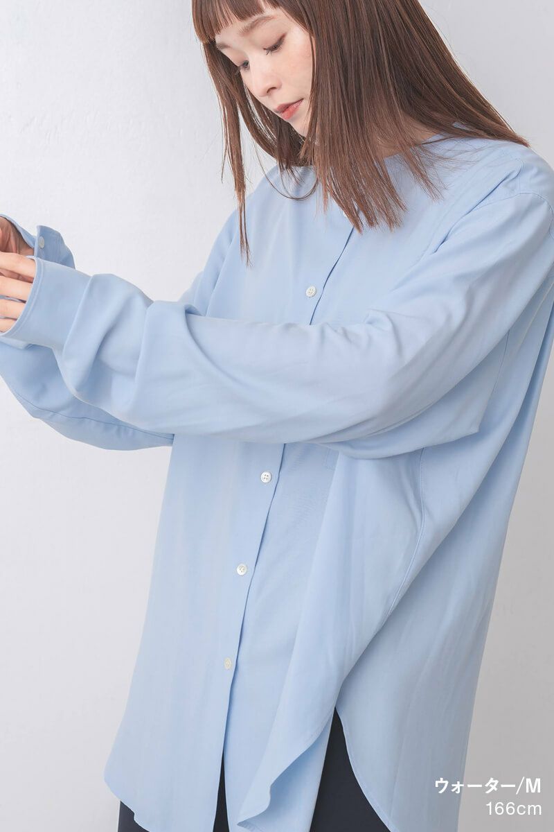 ナインアール,rrrrrrrrr,プレミアムノーカラーシャツ