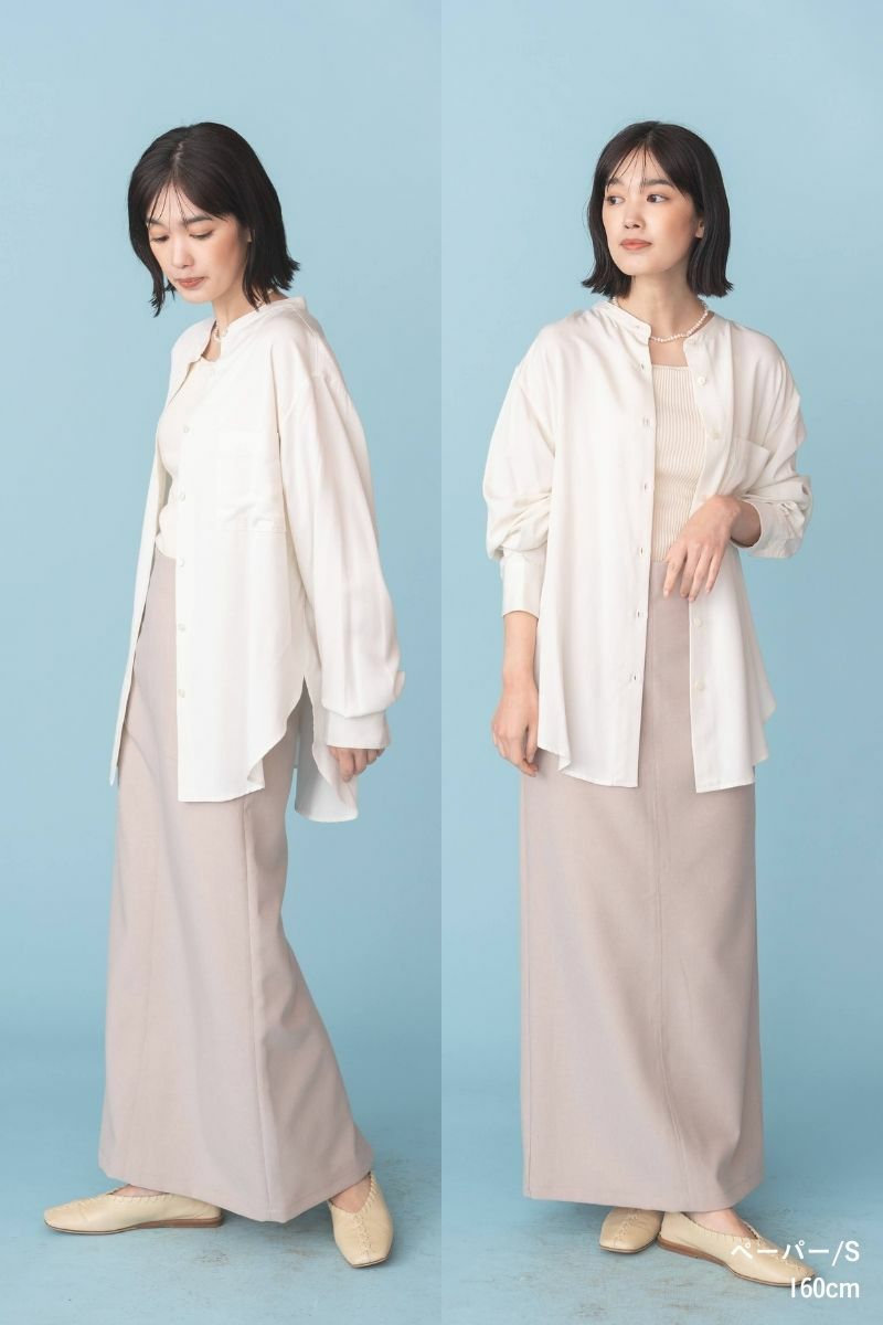 ナインアール,rrrrrrrrr,プレミアムノーカラーシャツ