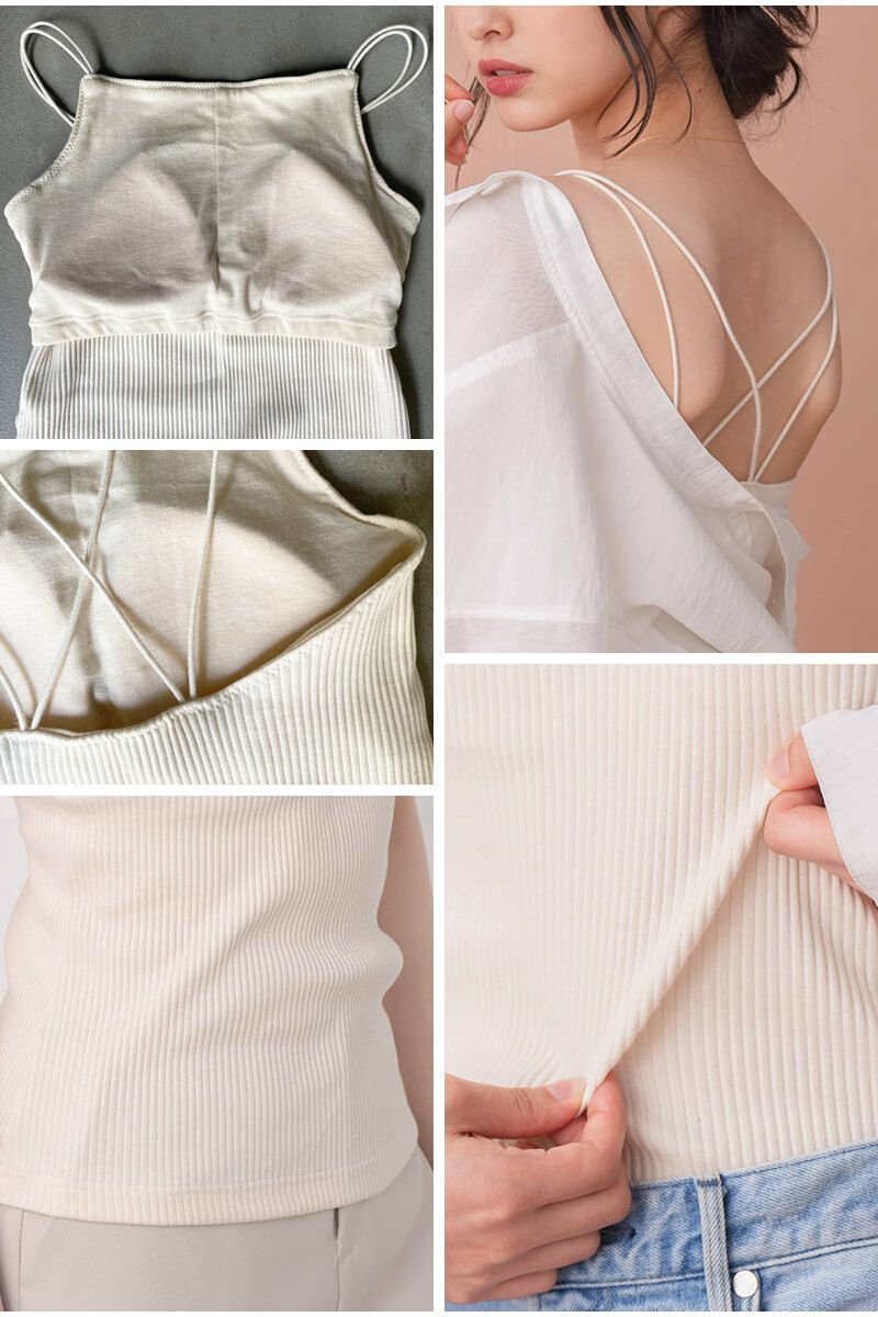 ナインアール,rrrrrrrrr,リブブラキャミソール