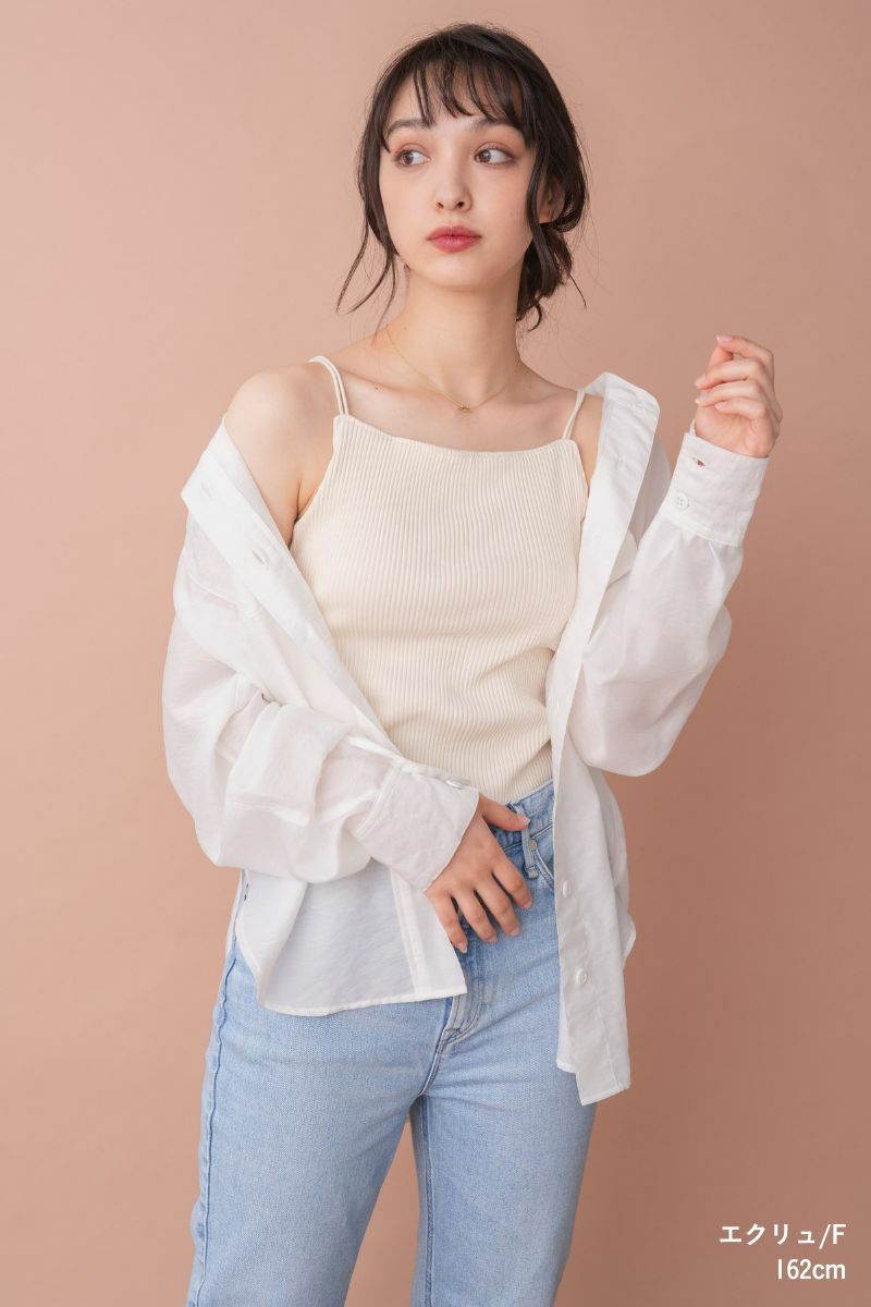 ナインアール,rrrrrrrrr,リブブラキャミソール