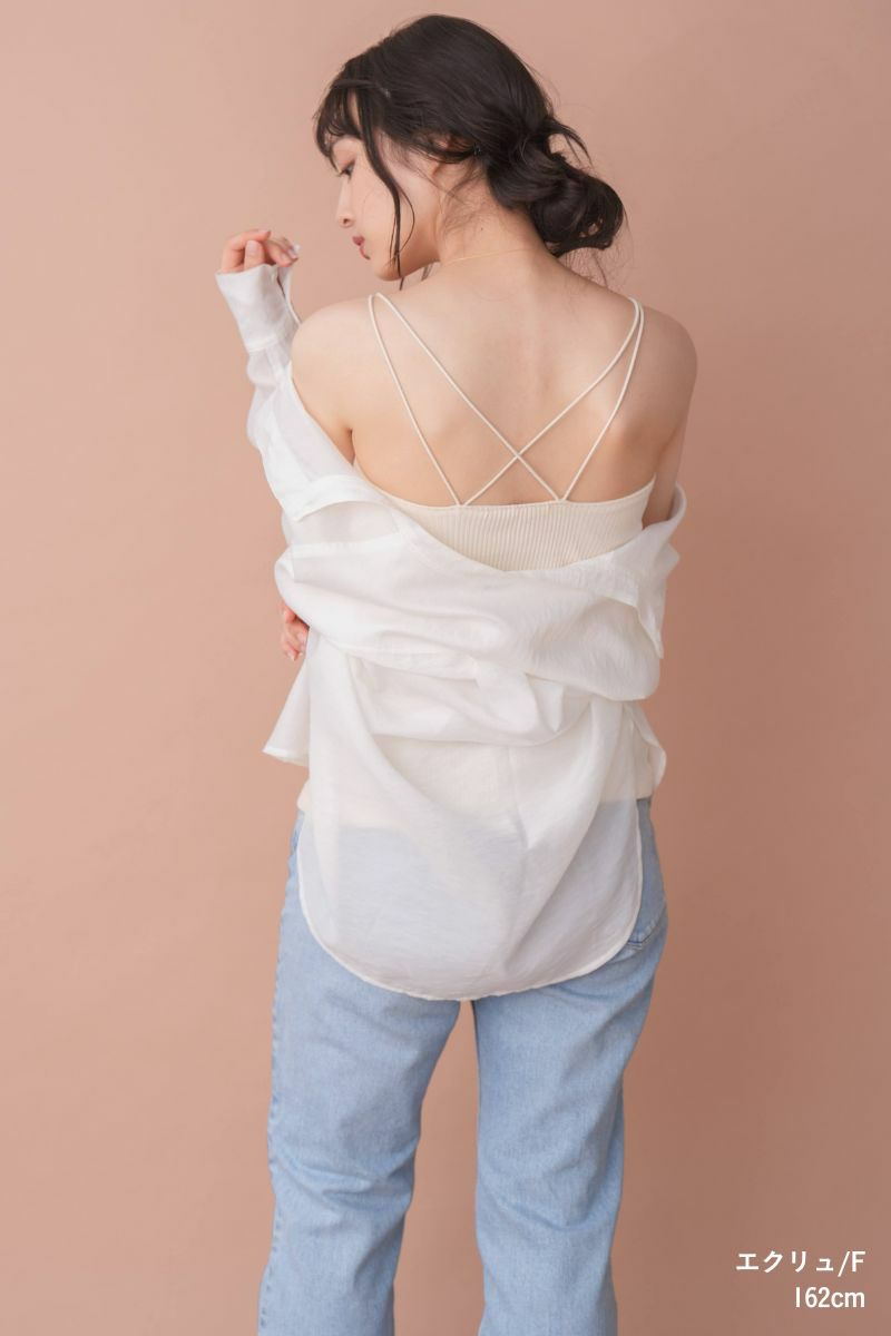ナインアール,rrrrrrrrr,リブブラキャミソール