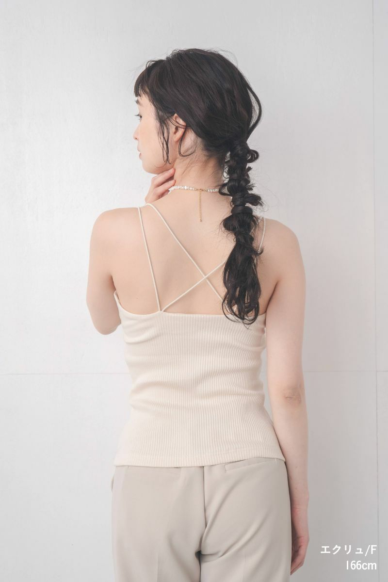 ナインアール,rrrrrrrrr,リブブラキャミソール