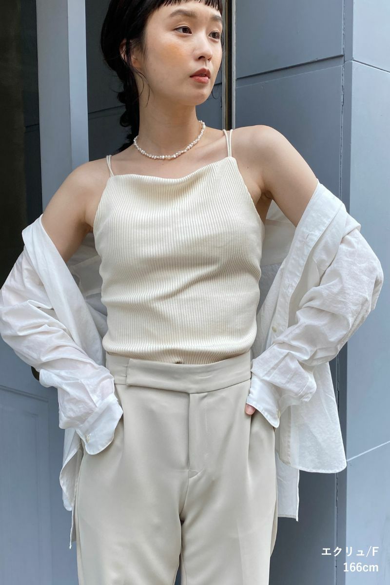 ナインアール,rrrrrrrrr,リブブラキャミソール