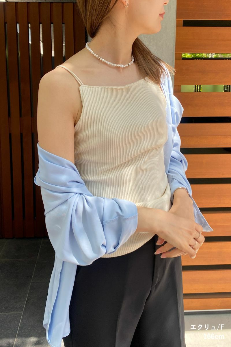 ナインアール,rrrrrrrrr,リブブラキャミソール