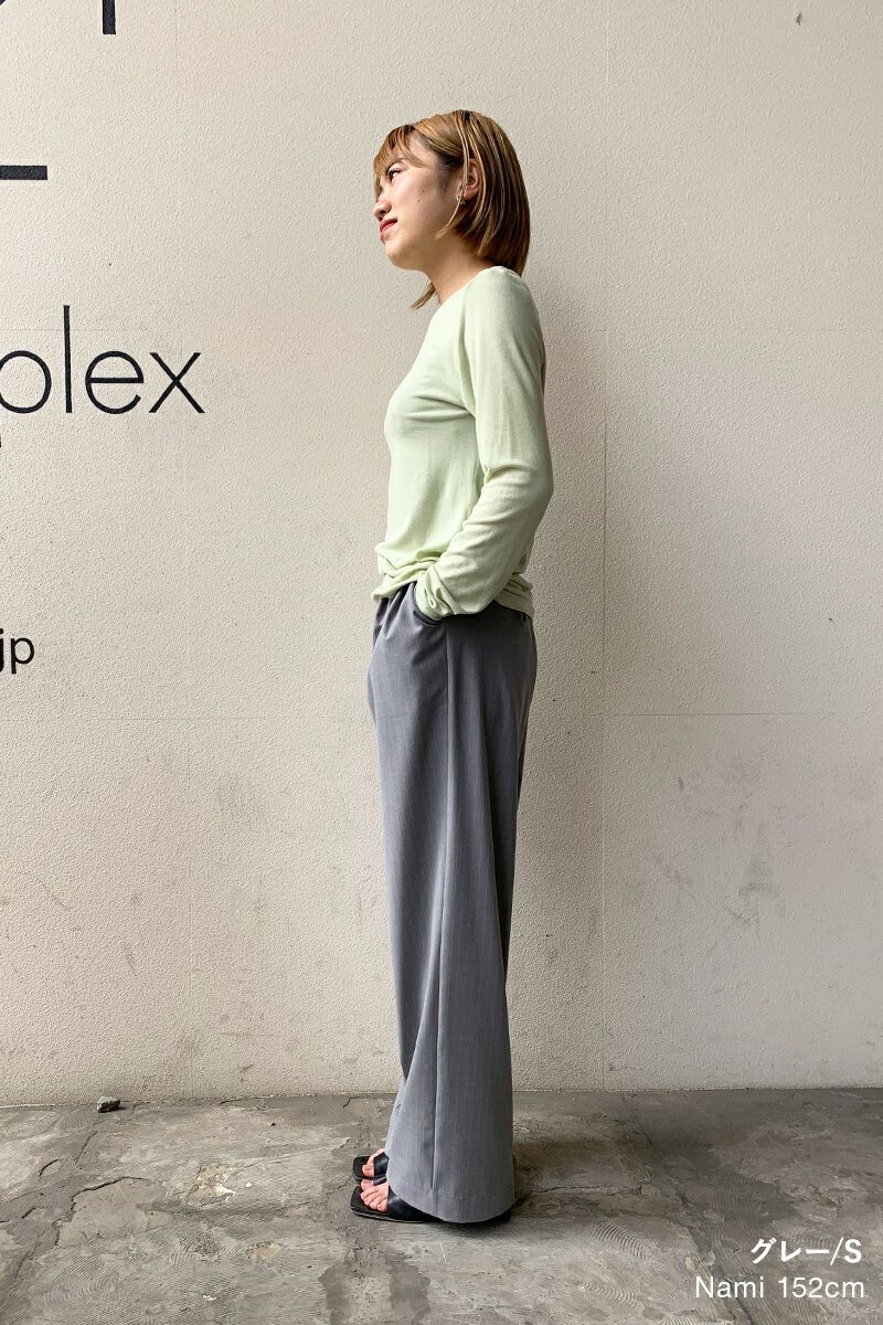 ナインアール,rrrrrrrrr,タックワイドストライプパンツ