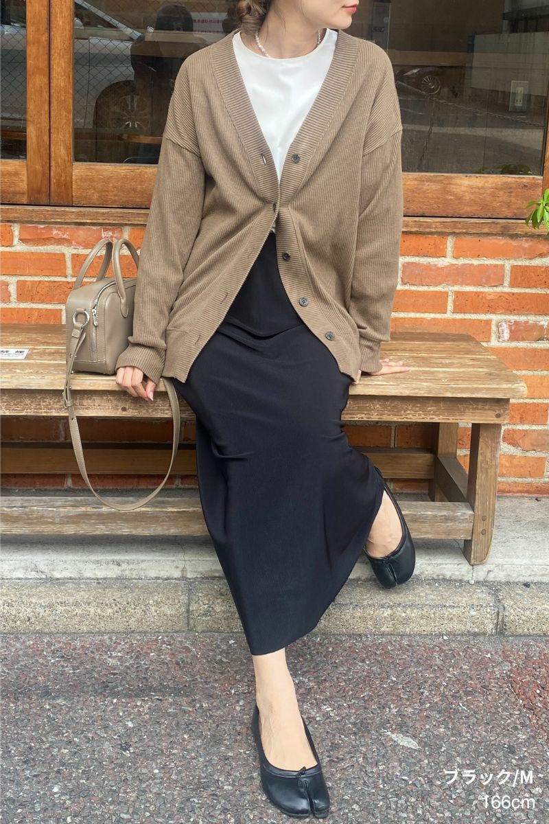 rrrrrrrrr,ナインアール,ノンストレスリブスカート