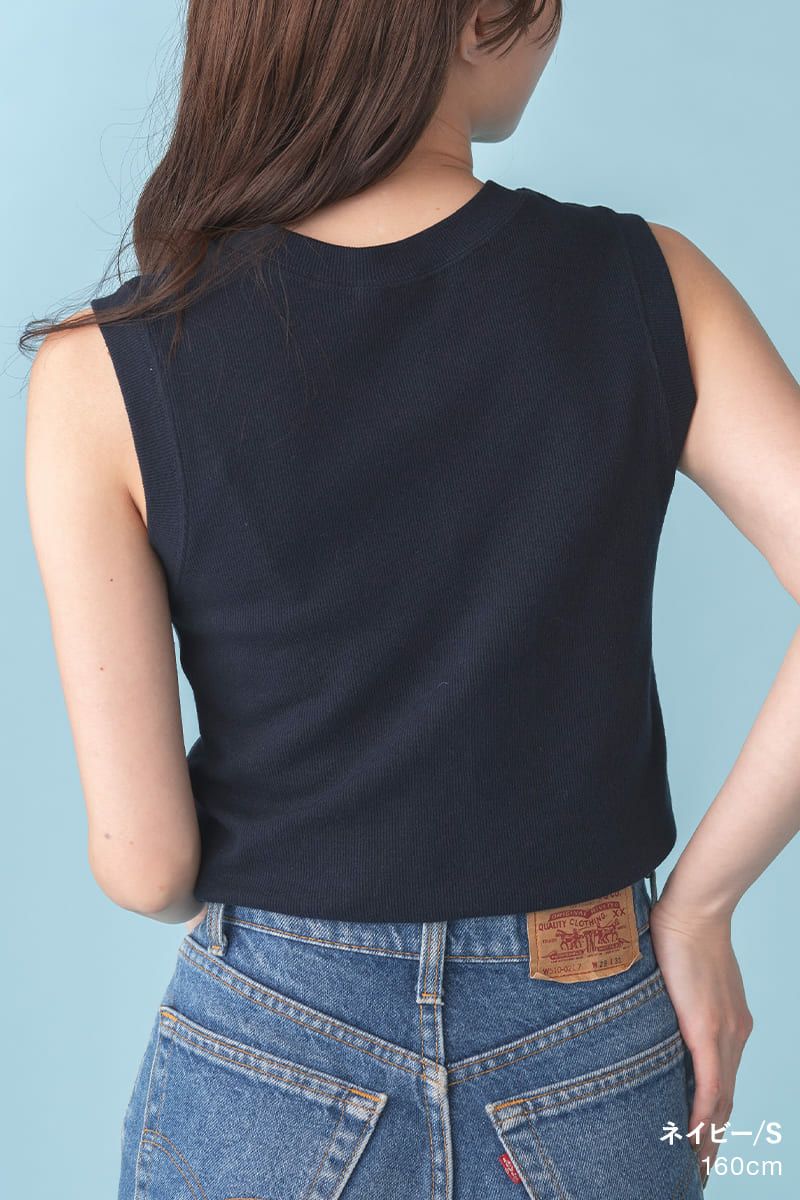 ナインアール,rrrrrrrrr,グレースコットンタンクトップ