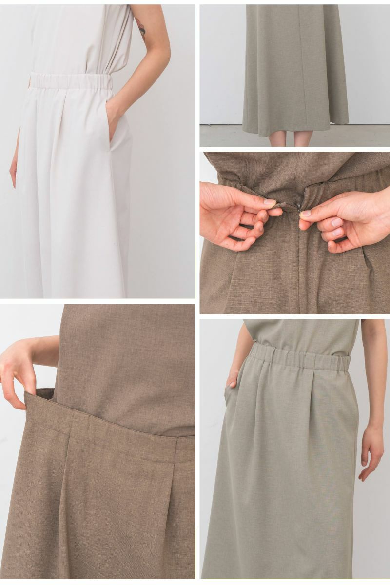 rrrrrrrrr,ナインアール,ハイブリッドナチュラルスカート