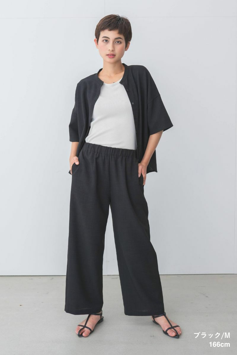 ナインアール,rrrrrrrrr,リネンライクシャツ,sumi,ミニマリスト