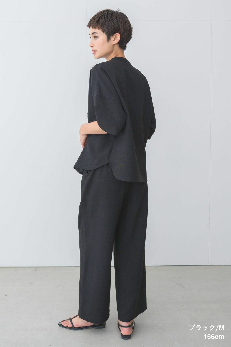 ナインアール,rrrrrrrrr,リネンライクシャツ,sumi,ミニマリスト