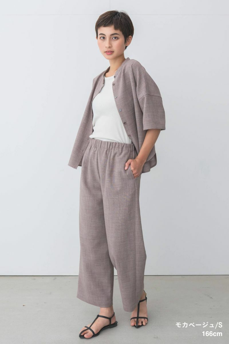 ナインアール,rrrrrrrrr,リネンライクシャツ,sumi,ミニマリスト