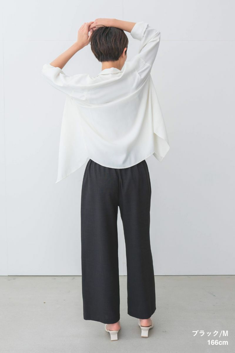 ナインアール,rrrrrrrrr,リネンライクパンツ,sumi,ミニマリスト