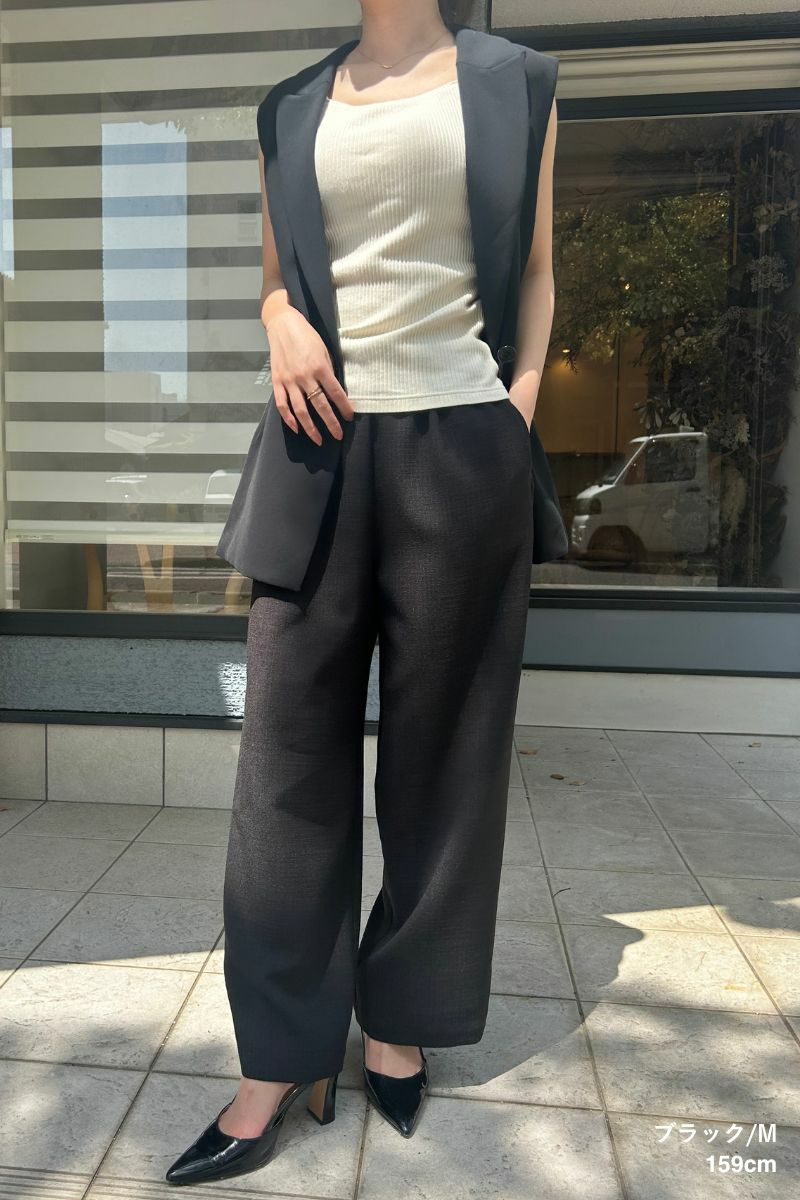 ナインアール,rrrrrrrrr,リネンライクパンツ,sumi,ミニマリスト