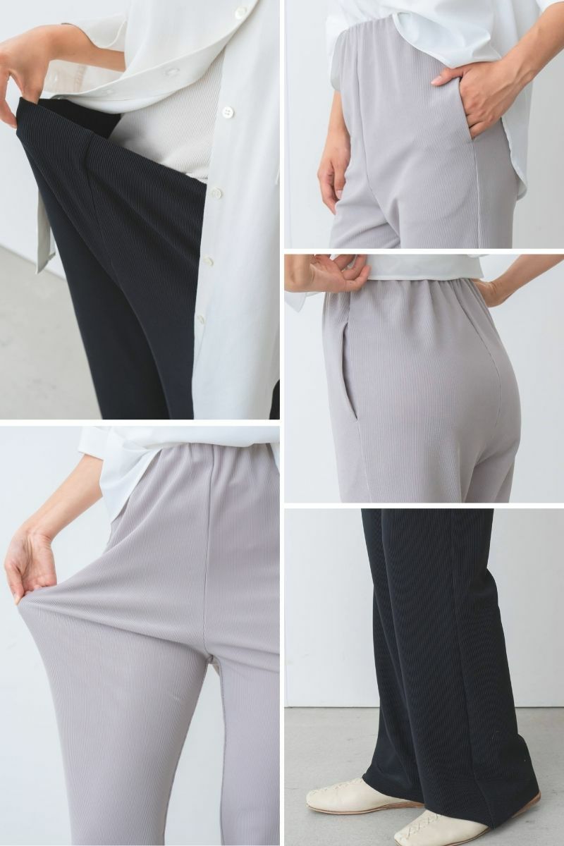 ナインアール,rrrrrrrrr,ノンストレスリブパンツ