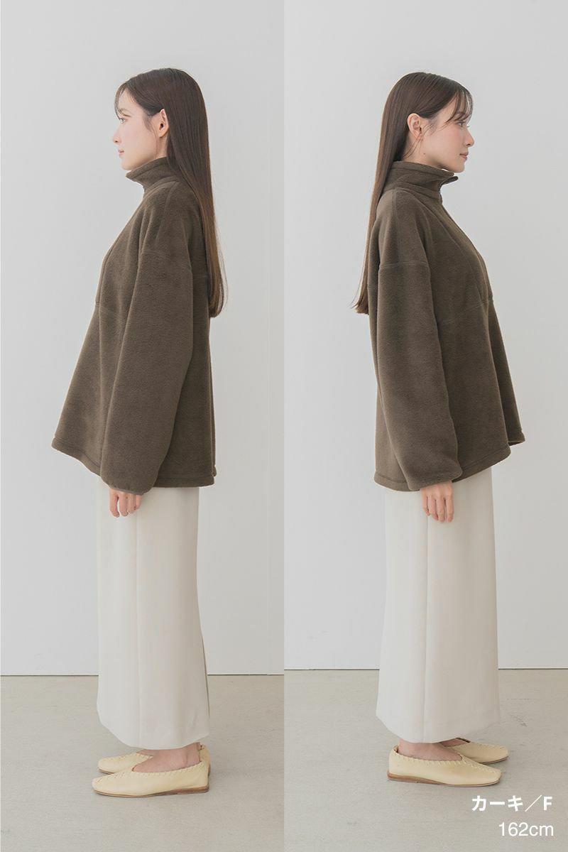 ライトエコフリースハーフジップ