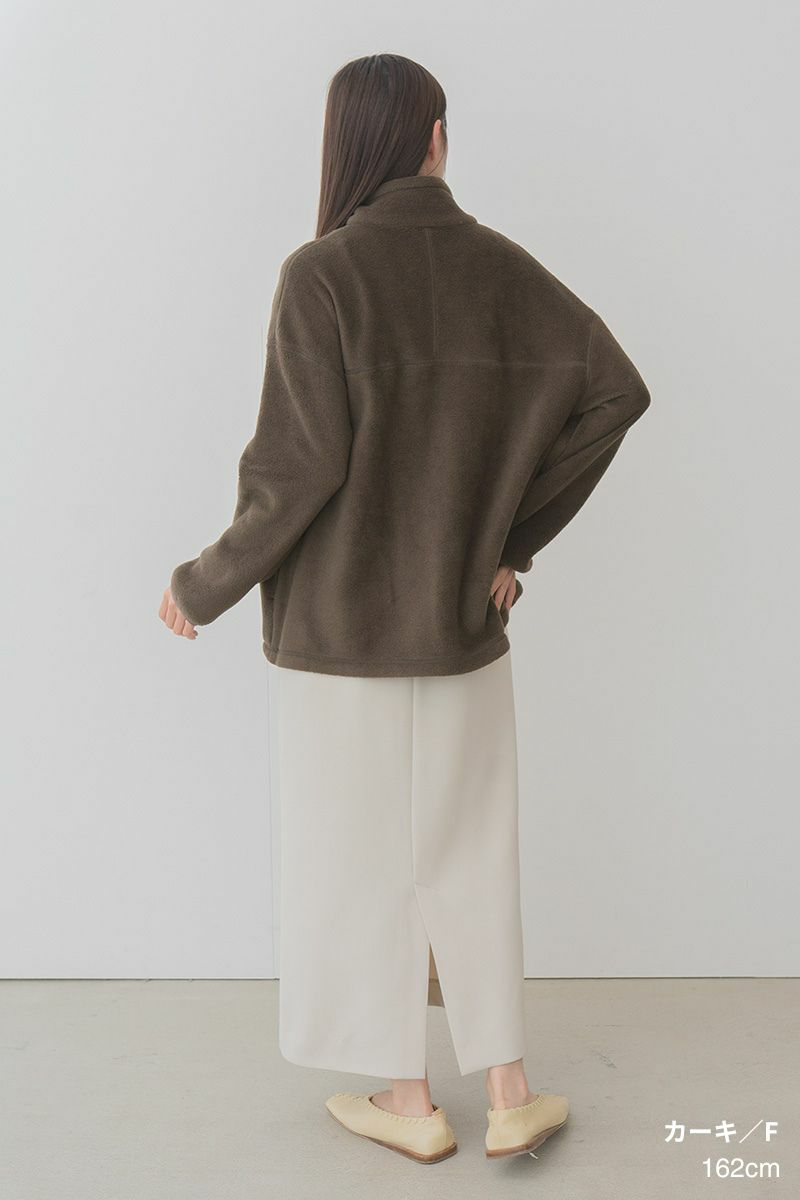ライトエコフリースハーフジップ
